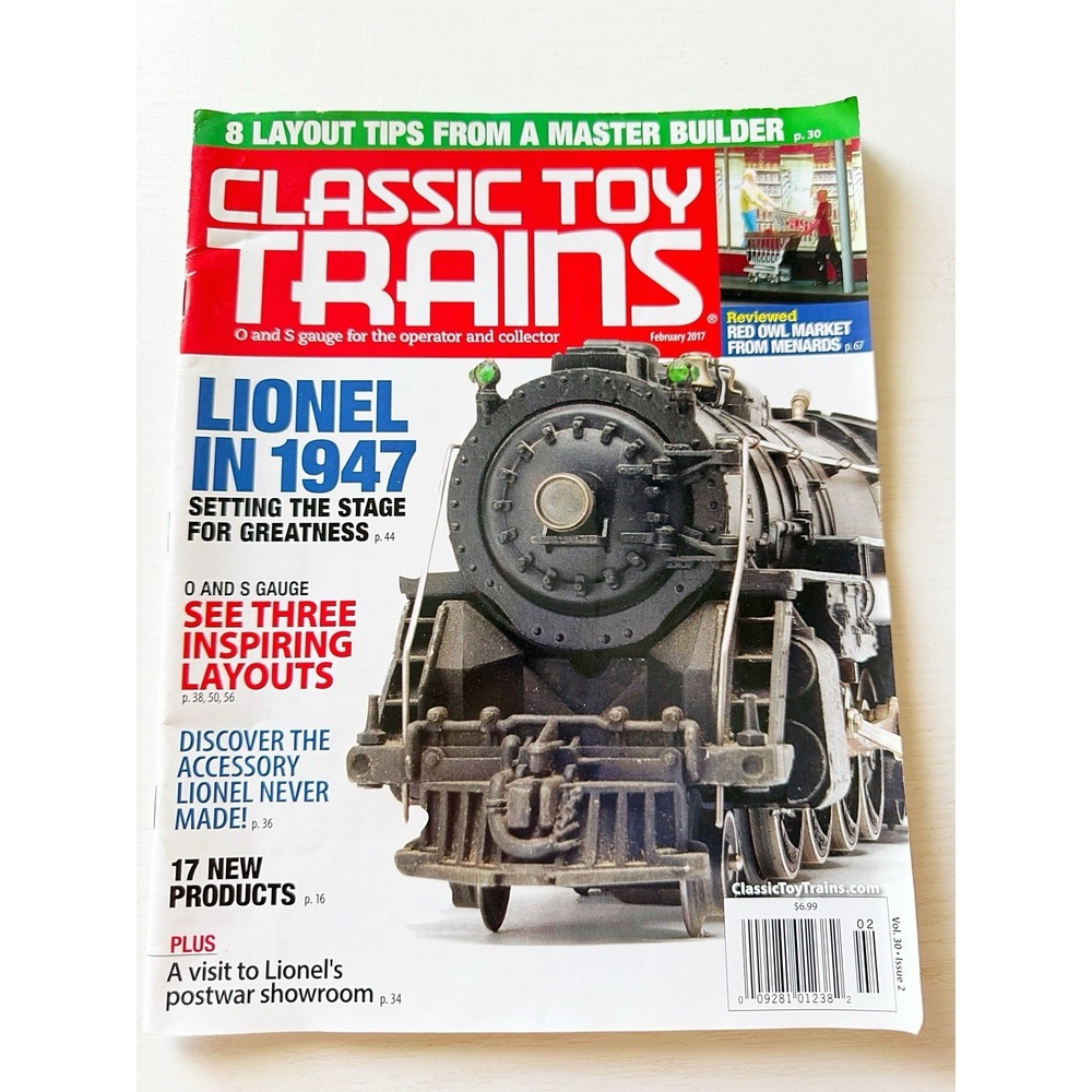 Classic Toy Trains Magazine O & S Gauge February 2017 Volume 30 Issue 2